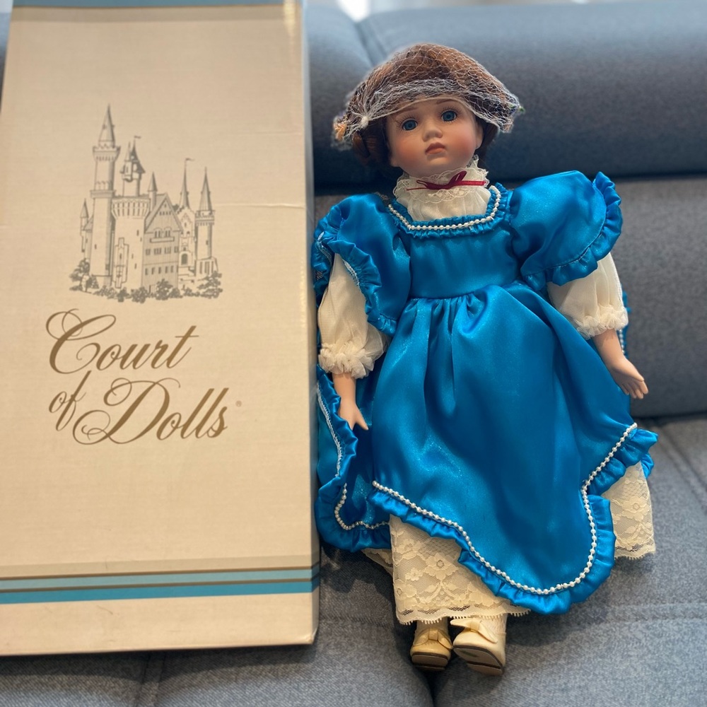 Court of Dolls “Danielle” Porcelain Doll with box.